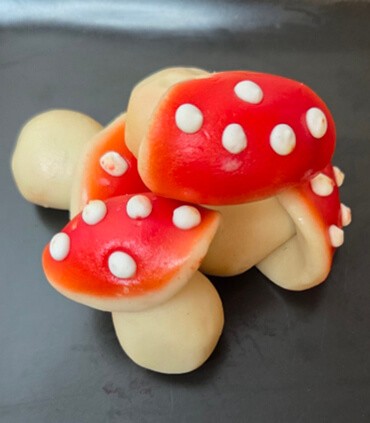 Champignon en pâte d'amandes