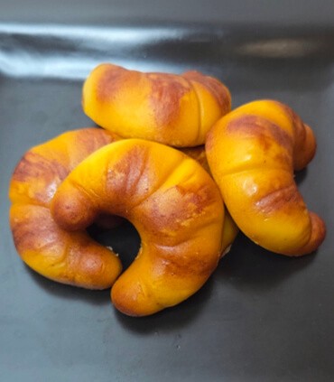 Croissant en pâte d'amandes